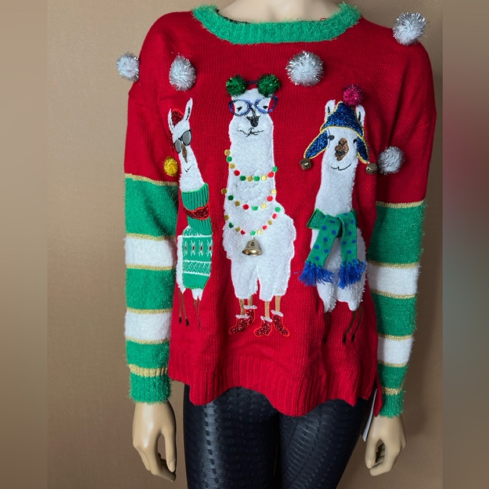 Ugly Christmas Sweater by Jolly Sweaters size Medium - Picture 1 of 7